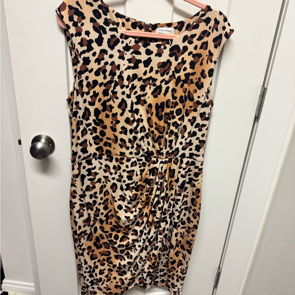 Calvin Klein Leopard Dress 12
